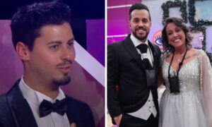 Leandro Martins e Marisa com Pedro Jorge