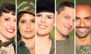 Concorrentes nomeados na 1ª semana. - 1ª Companhia