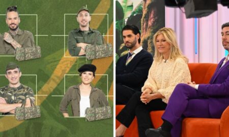 Recrutas nomeados da 1ª Companhia e comentadores do reality show