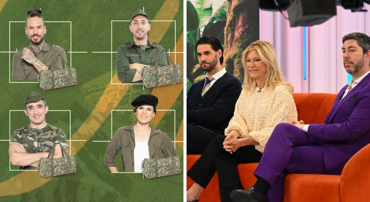Recrutas nomeados da 1ª Companhia e comentadores do reality show