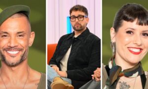 Pedro Barroso, Tiago Rudino e Andrea Soares