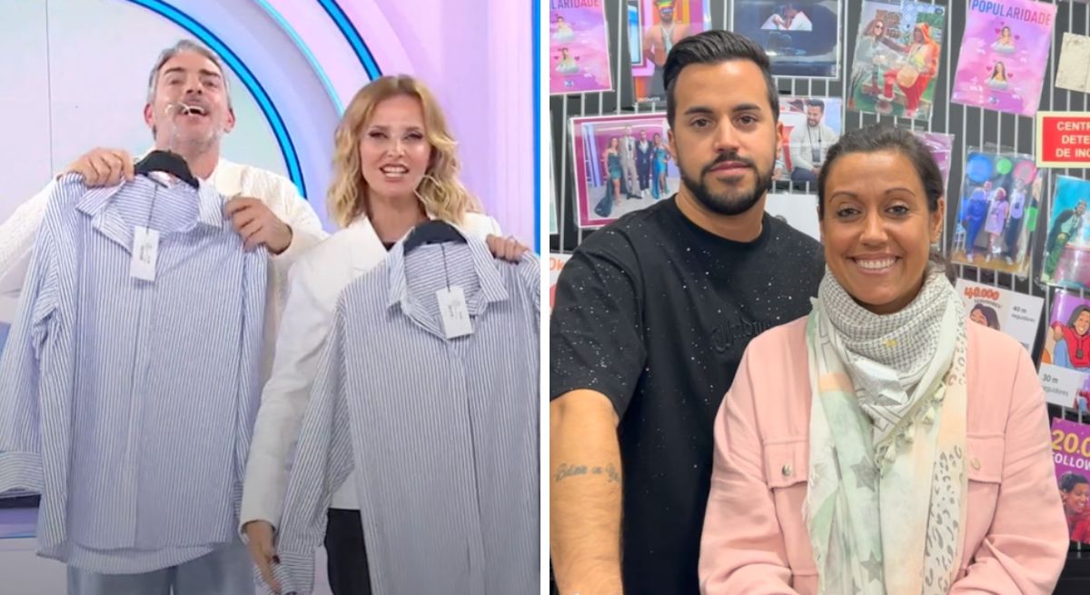 Cláudio Ramos com Cristina Ferreira e Marisa Pires com Pedro Jorge