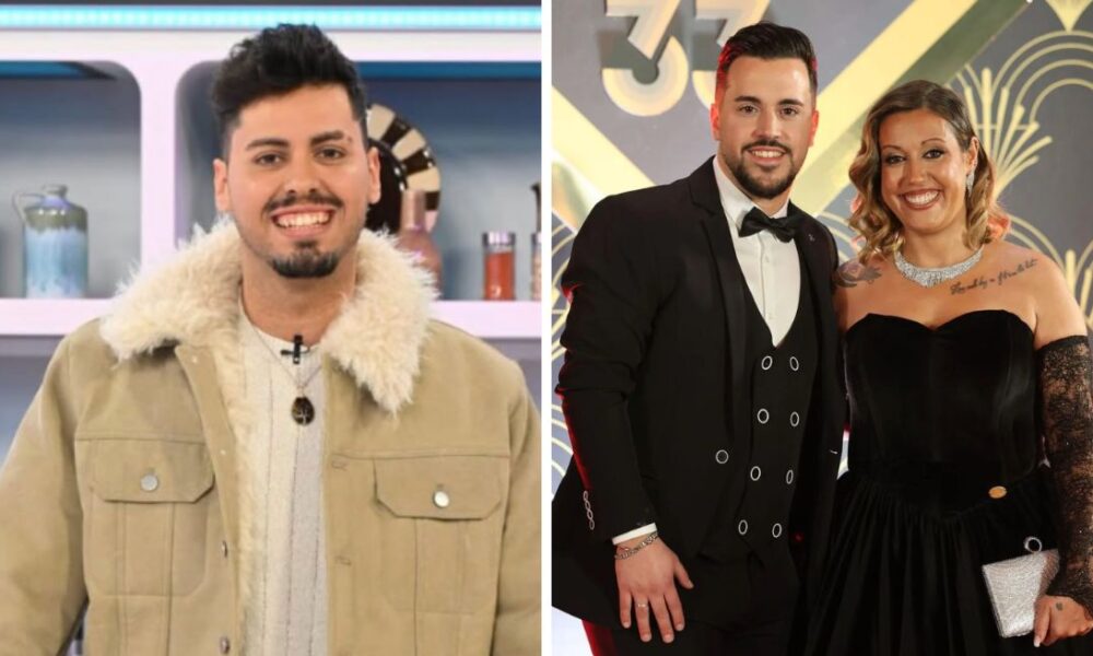 Leandro Martins e Pedro Jorge com Marisa Pires