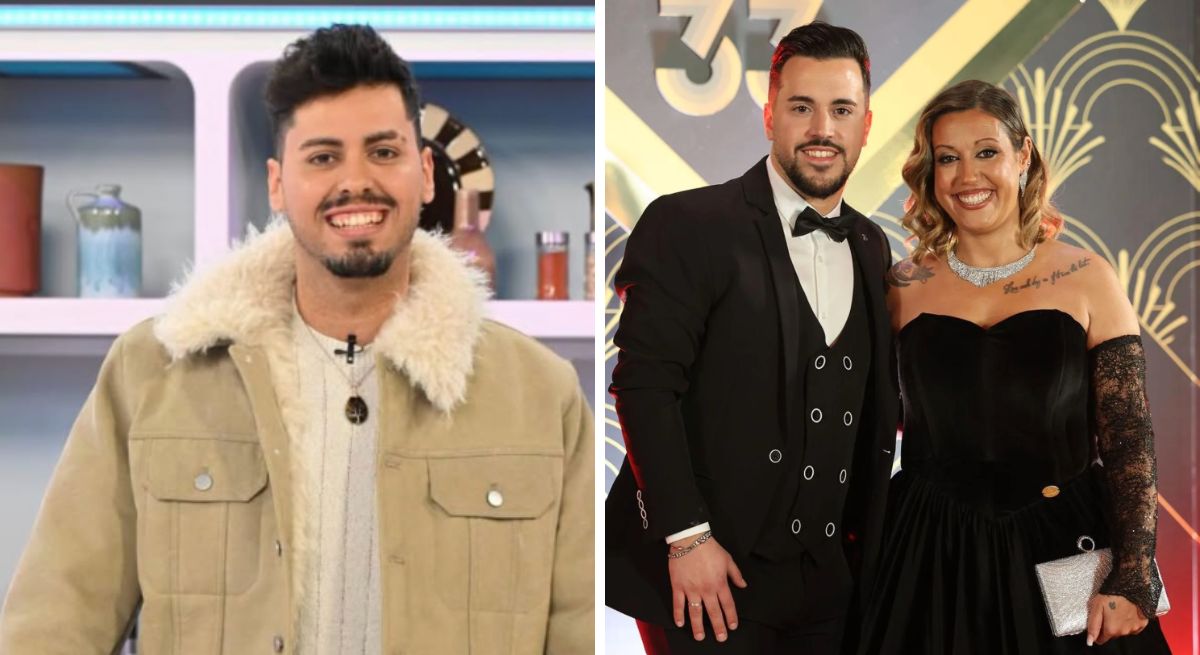 Leandro Martins e Pedro Jorge com Marisa Pires