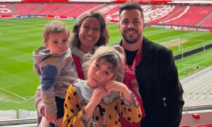 Marisa e Pedro Jorge com os filhos