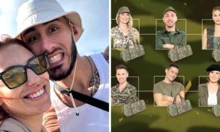 Catarina Miranda com Afonso Leitão e os finalistas da 1ª Companhia