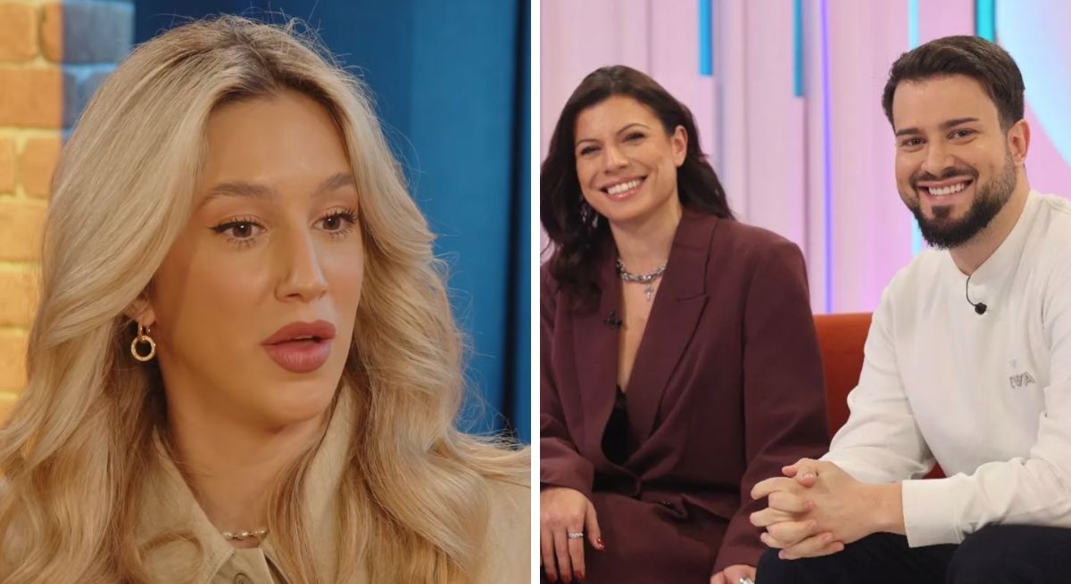 Bárbara Parada e Marcia Soares com Francisco Monteiro