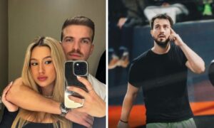 Bárbara Parada com Guilherme Batista e Francisco Monteiro