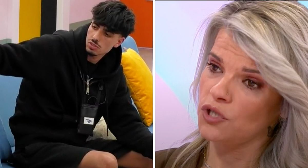 Diogo Maia e a mãe do concorrente - Cláudia