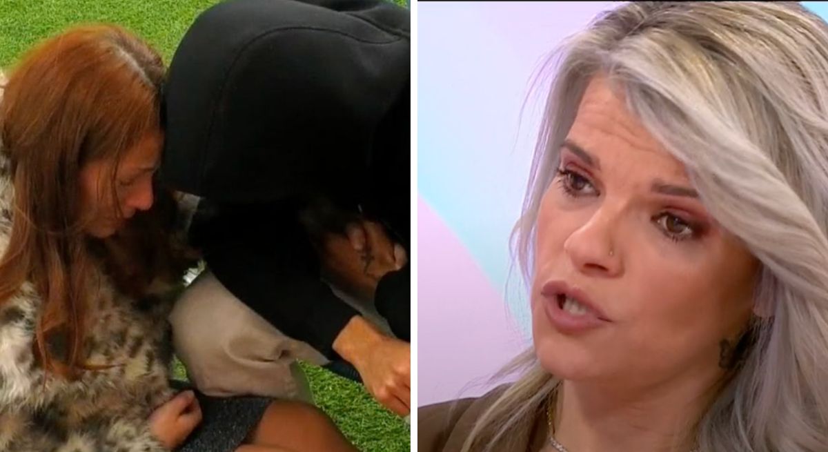 Eva com Diogo e a mãe do concorrente