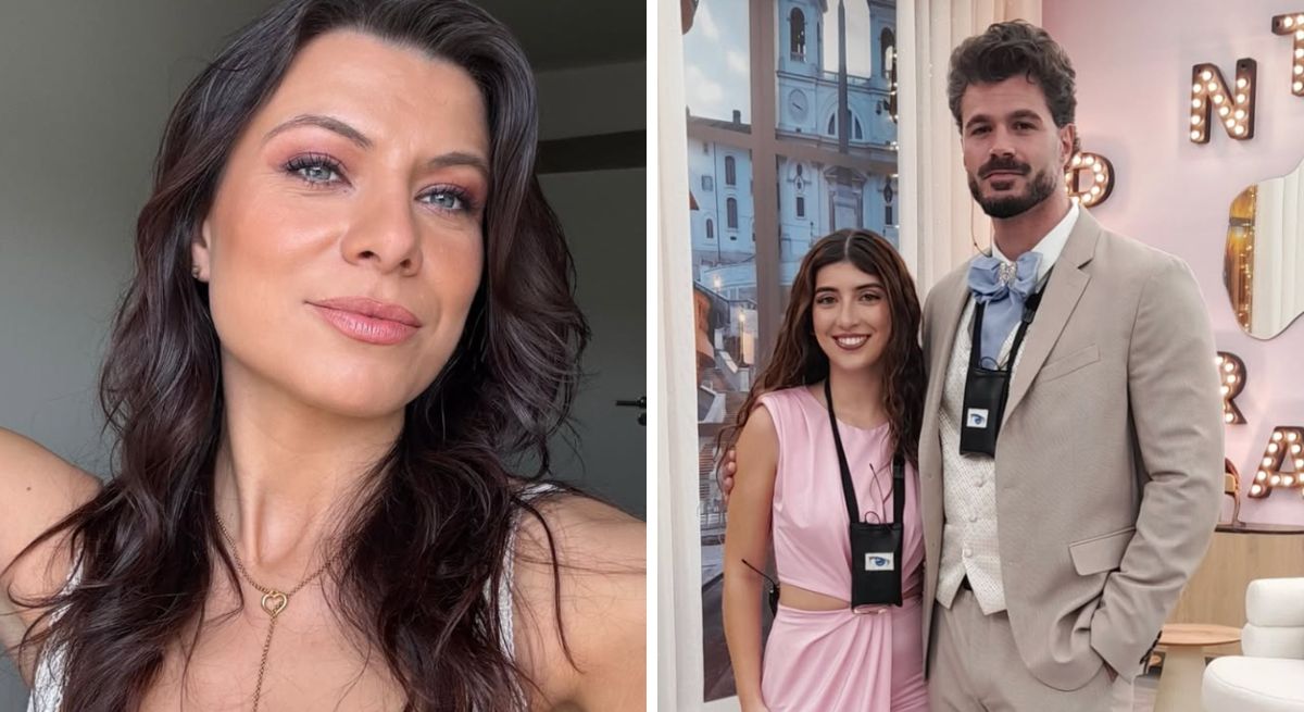 Marcia Soares e João com Ariana