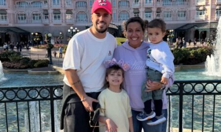 Marisa Pires com Pedro Jorge e os filhos - Yara e Théo