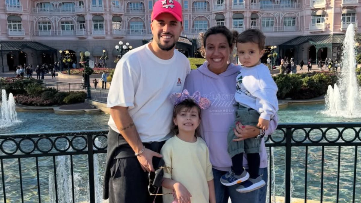 Marisa Pires com Pedro Jorge e os filhos - Yara e Théo