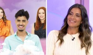 Trio amoroso SS10 - Ariana, Diogo e Eva - e Isabel Figueira