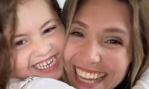 Liliana Araújo com a filha