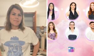 Noélia Pereira e finalistas Secret Story