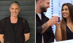 Cláudio Ramos e Fábio Pereira com Liliana Oliveira