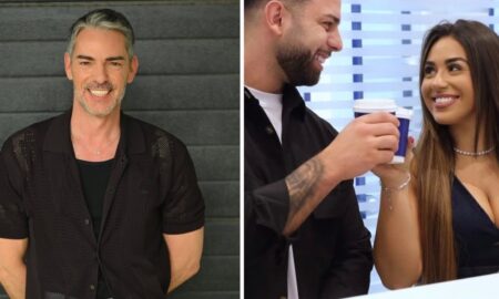 Cláudio Ramos e Fábio Pereira com Liliana Oliveira