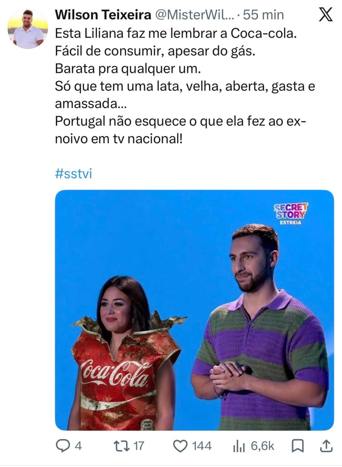 wilson-teixeira-reage-entrada-de-liliana-oliveira-no-desafio-final
