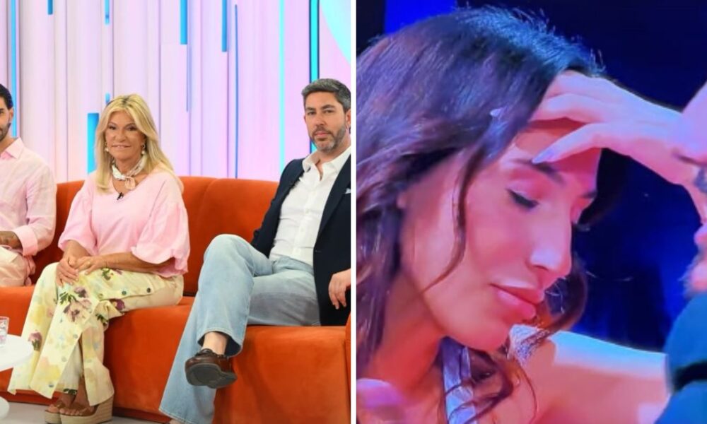 Comentadores do Dois às 10 e Catarina Miranda com Afonso