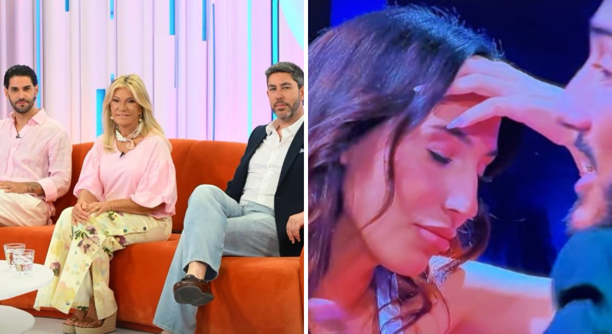 Comentadores do Dois às 10 e Catarina Miranda com Afonso