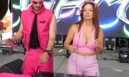 Eva pais e o DJ Gamix