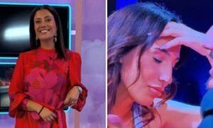 Inês Simões e Catarina com Afonso