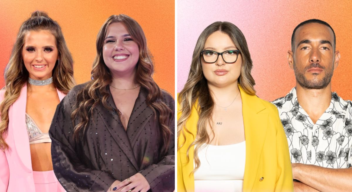 Diana Lopes com Inês Morais e Boris com Sara