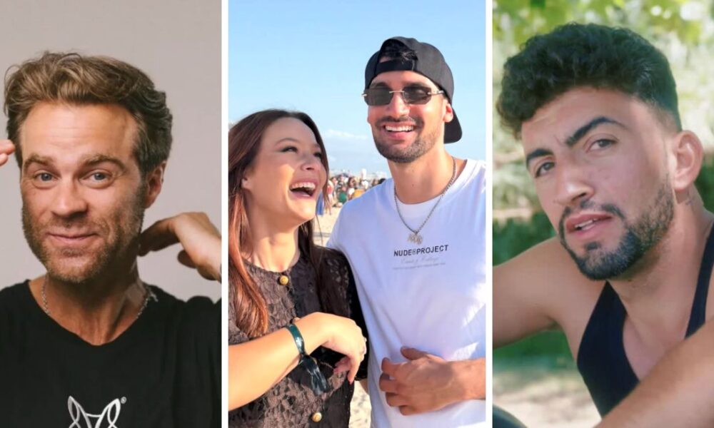 Ricardo João, Eva Pais com o Dj Gamix e Tiago Blela