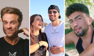Ricardo João, Eva Pais com o Dj Gamix e Tiago Blela