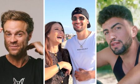 Ricardo João, Eva Pais com o Dj Gamix e Tiago Blela