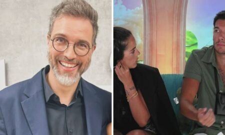Pedro Chagas Freitas e Nuno com Raquel