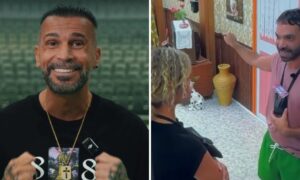Bruno Savate e Tatiana com João Ventura