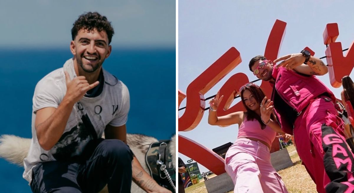 Tiago Blela e Eva Pais com Gamix
