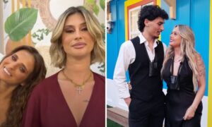 Bernardina Brito com Diana Lopes e Miguel com Mariana Sá