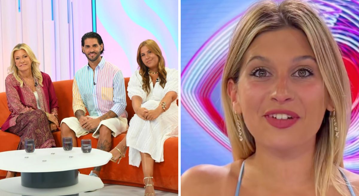 Comentadores do Dois às 10 e Joana, concorrente do BB Verão
