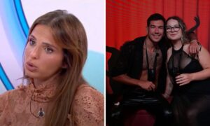 Diana Lopes e Nuno com Sara
