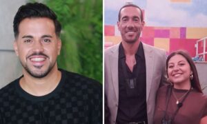 Pedro Jorge e Boris com Vanessa