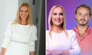 Cristina Ferreira e Teresa Silva com Miguel Vicente