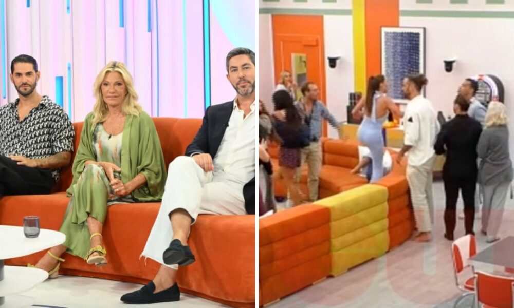 Comentadores Dois às 10 e concorrentes BB All Stars