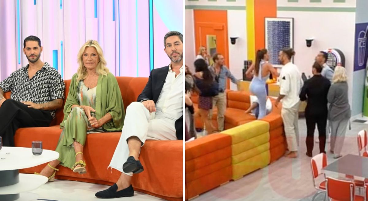 Comentadores Dois às 10 e concorrentes BB All Stars