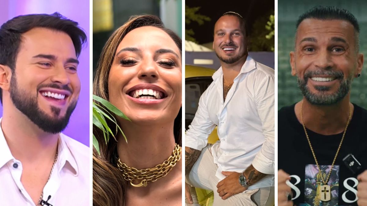 Ex-concorrentes de reality shows: Francisco Monteiro, Catarina Miranda, miguel Vicente e Bruno Savate