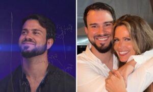 Francisco Monteiro com a namorada, Andrea Pestana