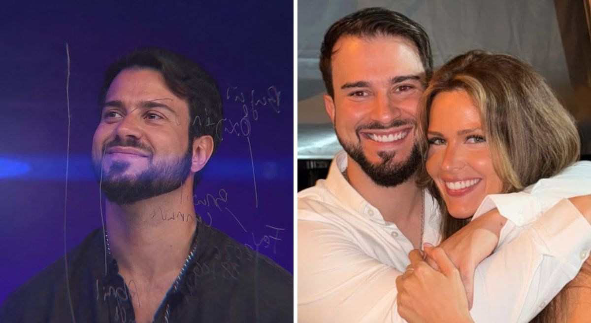 Francisco Monteiro com a namorada, Andrea Pestana
