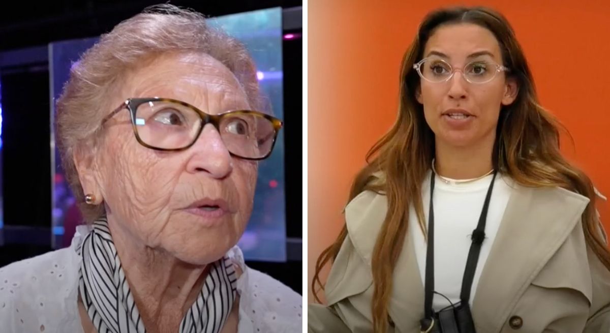 Catarina Miranda e sua avô, Rosário