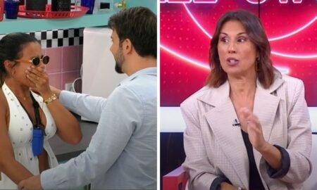 Joana Albuquerque com Francisco Monteiro e Marta Cardoso