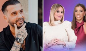 Bruno Savate e Sónia Jesus com Helena Isabel